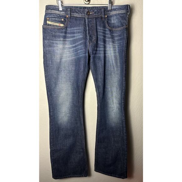 Diesel Jeans Zathan Jeans Men's 34x36 Dark Wash Regular Bootcut